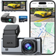 Відеореєстратор ALLTOTIVE R5 Pro 4K + 2.5K, 2 камери, Wi-Fi 5 ГГц, GPS, карта 128 ГБ, IPS 3,16″, WDR - зображення 2