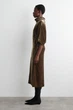 Сукня жіноча COS draped-neck velvet midi dress 1304882002 Eur 34 Коричневий - изображение 3