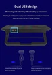 Подставка для ноутбука, охлаждающая Givecool X8 с регулировкой угла наклона (до 17", 2USB, 6 вентиляторов, RGB подсветка, подставка для телефона) - изображение 10