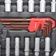 Набор инструментов профессиональный Haisser 70232 1/2", 1/4", 3/8" 150 шт - изображение 4
