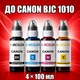 Чернила INCOLOR для Canon BJC 1010, комплект 4×100 мл (BK/C/M/Y), 400 мл - изображение 1