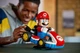 Конструктор Super Mario Kart Марио детский конструктор гоночная машинка карт Марио для сборки для мальчиков и девочек взрослых и детей большой игровой развивающий набор подарок на день рождения 1972 детали - изображение 9