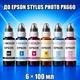 Чернила INCOLOR для Epson Stylus Photo PX660, комплект 6×100 мл (BK/C/M/Y/LC/LM), 600 мл - изображение 1