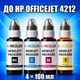 Чернила INCOLOR для Hewlett Packard HP Officejet 4212, комплект 4×100 мл (BK/C/M/Y), 400 мл - изображение 1