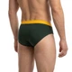 Мужские трусы Roober 69482 2XL брифы хаки однотонные - изображение 2