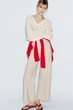 Джинси Wide leg з високою посадкою ZARA 8246/067 38 - изображение 1
