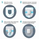 Пластырь защитный прозрачный водонепроницаемый для инсулиновой помпы Omnipod DASH / Omnipod 5 / Omnipod Go, 5 шт. - изображение 3