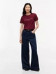 Футболка хлопковая женская Tommy Hilfiger 974088272 2XL Бордовая (1161142530) - изображение 3