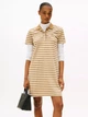 Платье-футболка короткое летнее женское Tommy Hilfiger 246589121 M Бежевый/Коричневый (1161295841) - изображение 1