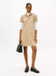 Платье-футболка короткое летнее женское Tommy Hilfiger 246589121 L Бежевый/Коричневый (1161295267) - изображение 3