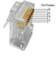 Коннектор 100шт RJ45 8P8C Cat5 Cat5e Cat6 RJ45 670029 - изображение 4