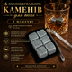 Набір для копчення коктейлів Bartending Premium 8 видів щепи — дерев’яний шестикутний смокер, турбо-запальничка, склянка 295 мл, 6 каменів для віскі, попільничка - зображення 5