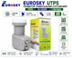 Конвертор супутниковий Eurosky UTPS Universal Twin LNB, 2 виходи - изображение 1