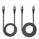 Кабель Hoco X50 USB C до USB C PD 5A 100W 1 м Black (6931474734259) - изображение 2