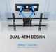 Настенный кронштейн для телевизора PERLESMITH PPILFK1 (37–85”, до 60 кг) - изображение 6
