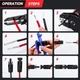 Набор инструментов для солнечных панелей MC4 (кримпер, стрипер, коннекторы) - изображение 2