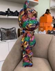 Статуетка Bearbrick Medicom Jimmy Onishi Jungle's Song 1000% Multi без коробки 70 см - зображення 4