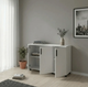 Комод Doros Торн Білий 3 ДСП 135х51,6х80 (41510169) - зображення 2