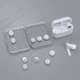 Амбушури для навушників New Bee NB-A для Apple AirPods Pro AirPods Pro 2 силіконові 6 пар White - зображення 3