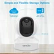 IP Wi-Fi камера відеоспостереження Wansview Q5 3MP 2K — поворотна, нічне бачення, двосторонній звук - зображення 5