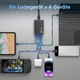 Сетевое зарядное устройство 200W GaN III 6 портов USB-C/USB-A PD быстрая зарядка для ноутбука смартфона - изображение 3