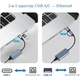 Сетевой адаптер 2 в 1 USB-A + Type-C на RJ45 Gigabit Ethernet Stone переходник (ST-NC2507G) - изображение 4