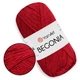 YarnArt Begonia, №5020 Темно-красный 100% мерсеризированный хлопок, турецкая летняя пряжа для вязания спицами и крючком, Ярн Арт Бегония, нити - изображение 1