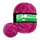Плюшевая пряжа Mini 15 г, Темно-розовый №794 турецкая нить для вязания крючком и спицами пледа игрушек и одежды, 100% микрополиэстер, 18м - изображение 1