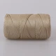 Шнур для макраме Popyarn Macrame L, Крем №122, 200 г/190 м, 100% поліпропілен - для в'язання сумок, килимків, кошиків, панно, декору - зображення 2