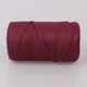 Шнур для макраме Popyarn Macrame L, Снігова троянда №230, 200 г/190 м, 100% поліпропілен - для в'язання сумок, килимків, кошиків, панно, декору - зображення 2