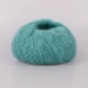 Mondial Lieve 90% Kid mohair, Бірюза №186, пряжа кід мохер з мікрофіброю 50 г / 140 м, 90% мохер / 10% мікрофібра, для теплих светрів і шалей - зображення 3