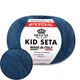 Mondial Kid Seta, Синій №596 – Кід мохер з шовком, 25 г / 210 м, 70% суперкід мохер, 30% шовк, пряжа для джемперів, павутинок, палантинів - зображення 1