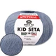 Mondial Kid Seta, Сизий №566 – Кід мохер з шовком, 25 г / 210 м, 70% суперкід мохер, 30% шовк, пряжа для джемперів, павутинок, палантинів - зображення 1