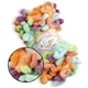 Alize Puffy Color, №4530 (100г/ 9м) плюшевая фантазийная пряжа с готовыми петлями для вязания руками пледа игрушек и балаклавы, Ализе Пуффи Колор - изображение 1