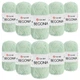 Упаковка YarnArt Begonia, М'ята №4939, 10шт - турецька пряжа 50 г / 169 м, 100% мерсеризована бавовна для в'язання літніх виробів, ажурних - зображення 1