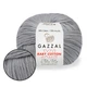 Пряжа Gazzal XL Baby Cotton, Серый №3430, нить 50г/105м Газзал Беби Коттон ХЛ вязание, полухлопок для спиц и крючка - изображение 1