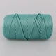 Шнур для макраме Popyarn Macrame XL, Бірюзовий №432, 250 г / 125 м, 100% поліпропілен - для в'язання сумок, килимків, кошиків, панно, декору - зображення 2