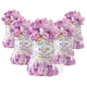 Упаковка Alize Puffy Color, №6051, 5шт - плюшева пряжа з готовими петлями для в'язання руками 100г / 9 м - для пледів, аксесуарів - зображення 1