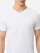 Набор нательных футболок мужских Lacoste 358613137 L 3 шт Черный/Белый (1161294358) - изображение 4