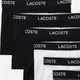 Набор трусов боксеров мужских хлопковых Lacoste 20475815 3XL 7 шт Темный серый/Черный/Белый (1161390991) - изображение 3