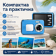 Аккумуляторная подводная цифровая камера 4K с двумя экранами и картой памяти 64 ГБ - изображение 3