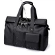 Сумка дорожная Lesko 9611 Black для тренеровок с карманами снаружи регулируемым плечевым ремнем - изображение 6