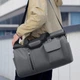 Сумка дорожная Lesko 9611 Gray для тренеровок с карманами снаружи регулируемым плечевым ремнем - изображение 4