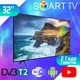 Телевизор Smart TV 32 дюйма HD LED на Android TV с Wi-Fi и объемным звуком (741902) - изображение 3