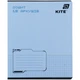 Зошит шкільний Kite One color K26-236-1, 18 аркушів, клітинка ,блакитний - зображення 1