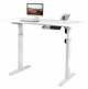 Компьютерный стол с регулируемой высотой 120 х 60 см Flexi Tech White 27898 - изображение 3