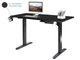 Стіл з електро-регулюванням висоти 100 X 60 см Flexi Tech Black Matte 27881 - зображення 1
