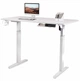 Стол с электрорегулировкой высоты 120 X 60 cм Flexi Tech White Carbon 28045 - изображение 3