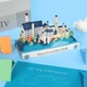 3D календарь 2026 Neuschwanstein (замок) бумажный настольный блокнот декор - изображение 6