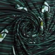 Ткань трикотаж масло Абстракция IDEIA 200 гр/м2 150 см, трикотаж для платьев, блузок и вечерней одежды бирюза - изображение 1